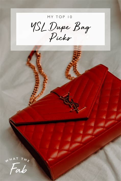 Top 10 YSL Dupe Bag Picks You HAVE 